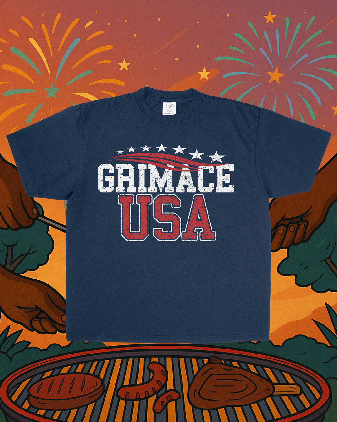 GRIMACE USA TEE 🇺🇸🧨