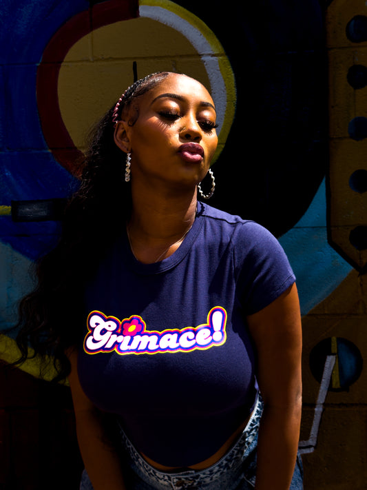 GRIMACE! - BABY RIB TEE 💖💜💛
