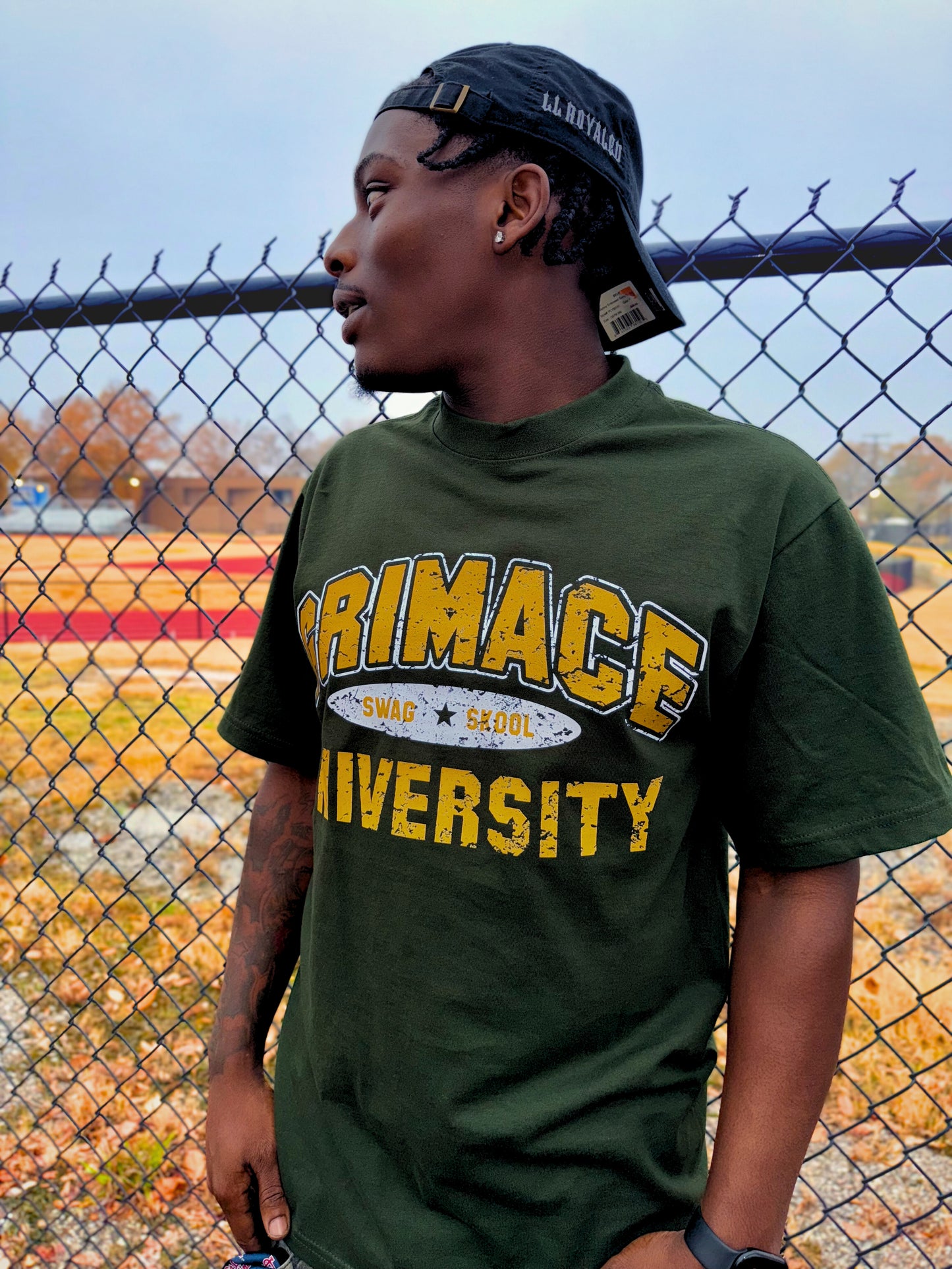 GRIMACE UNIVERSITY - SWAG SKOOL SHIRT - GREEN