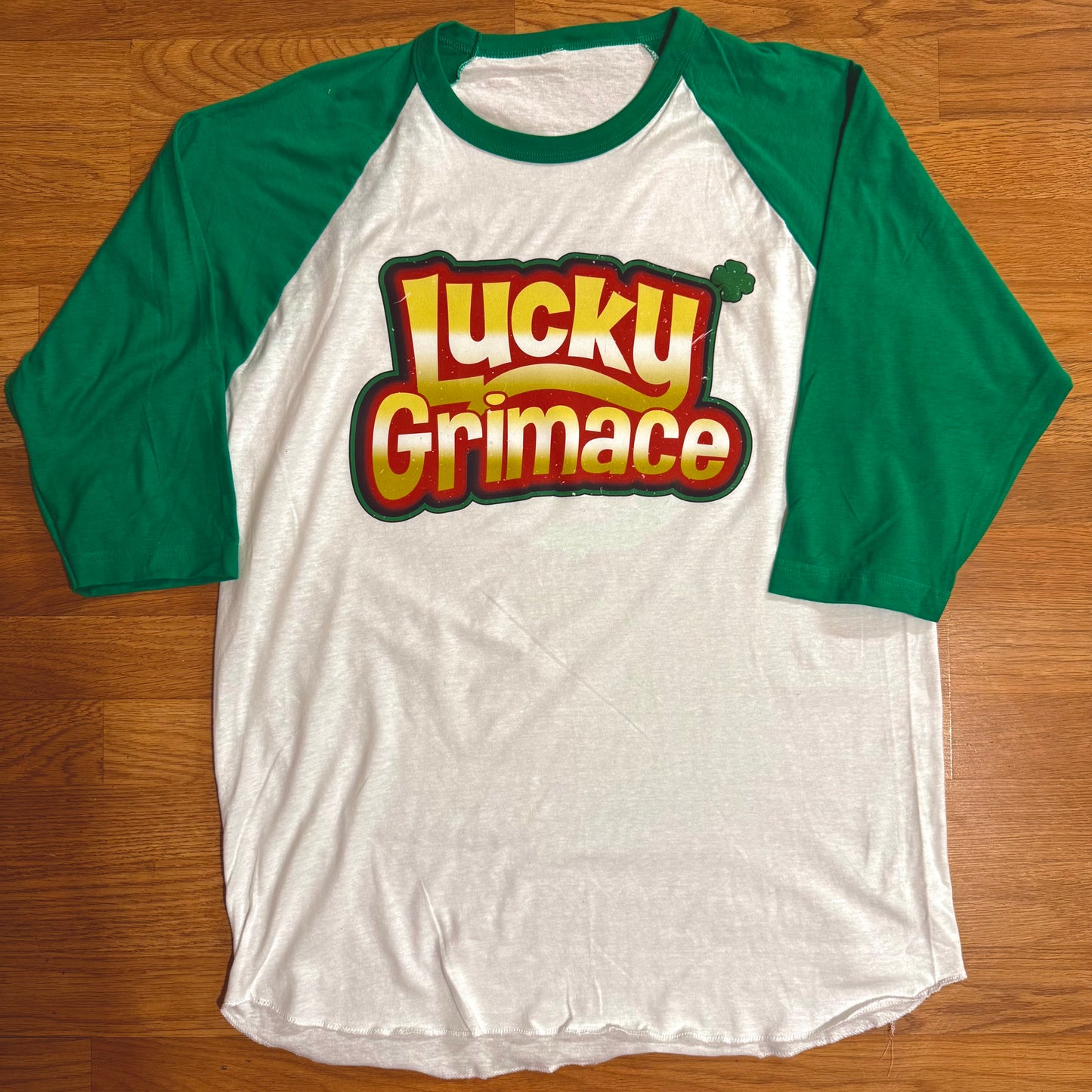 LUCKY GRIMACE - RAGLAN TEE