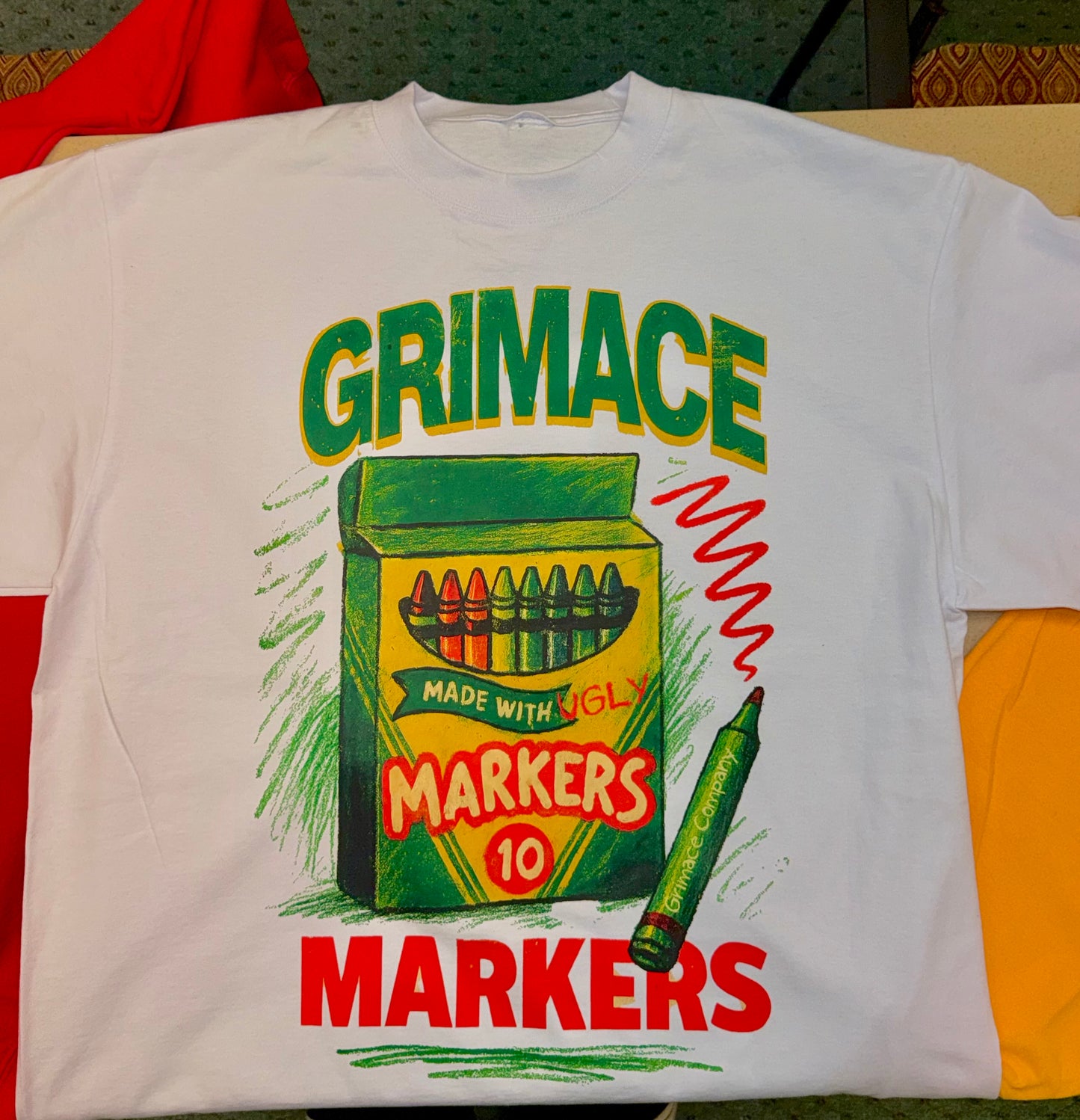 SWAG SKOOL - GRIMACE MARKERS TEE 🖍️