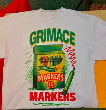 SWAG SKOOL - GRIMACE MARKERS TEE 🖍️